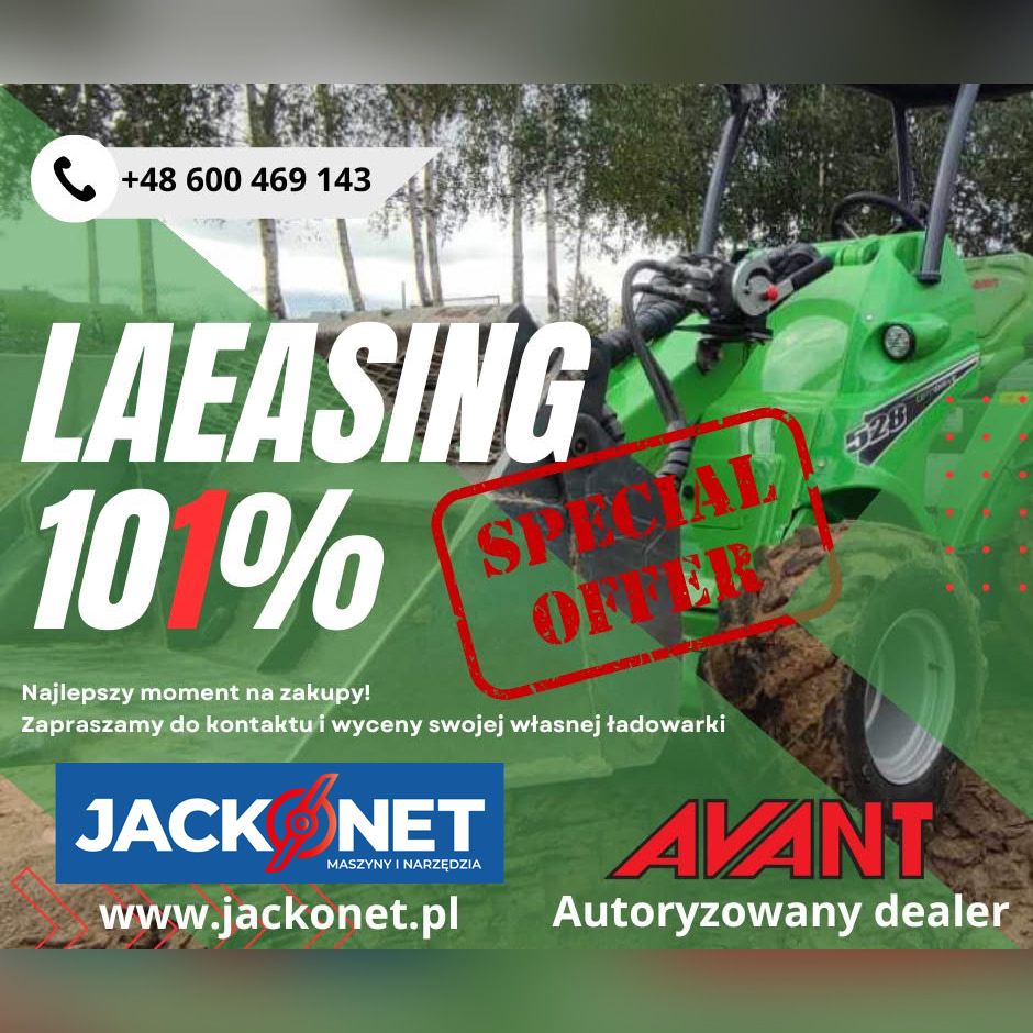 Ładowarki AVANT Leasing 101%