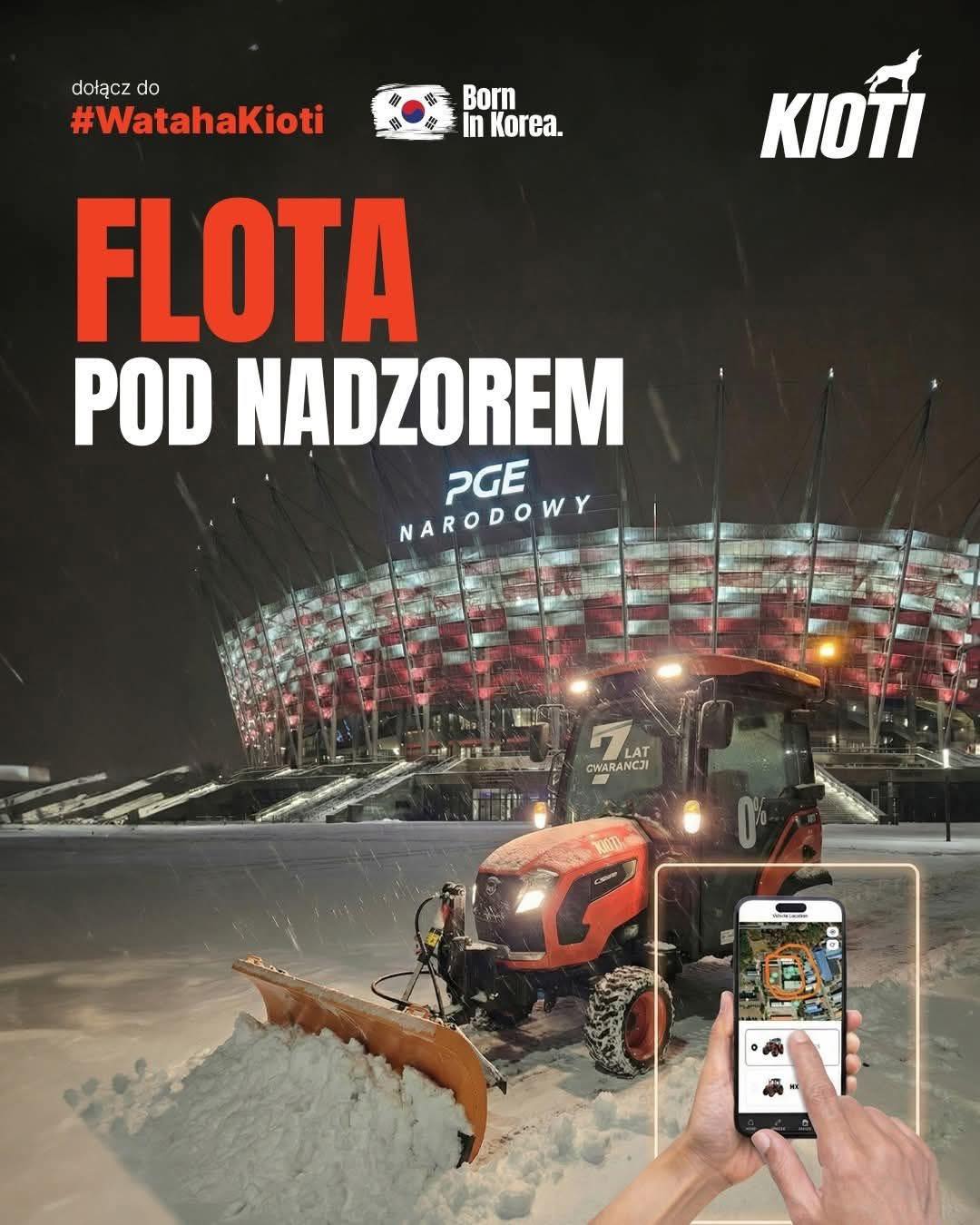 Ciagnik KIOTI CK4030CH wersja zimowa